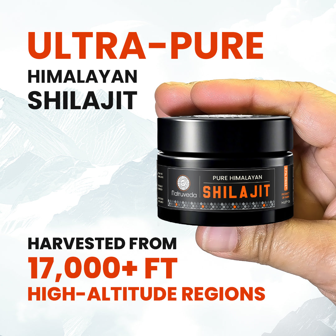Natruveda Pure Himalayan Shilajit Resin | 90 Servings for Enhanced Energy, Fulvic Acid & 85+ Natural Trace Minerals | Pure Shilajit for Men & Women - 1.27 Oz